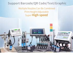 Imprimante à jet d'encre thermique DOCOD T180E en ligne, 12,7 mm, machine de codage de codes-barres et de date TIJ, imprimante TIJ pour le codage de codes-barres, de date et de lot - Product Image 3
