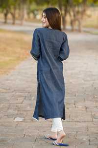 Kurtis de luxe léger et décontracté pour femmes, robe pakistanaise avec logo personnalisé, Kurti Kameez personnalisée en gros - Product Image 2