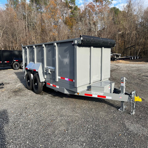 Hot Selling Hydraulic <b>Farm</b> Gooseneck Dump <b>Trailer</b> Heavy Duty Various Colors High Productivity 10m Tow Bar 2-Year Gear Motor - Product Image 1