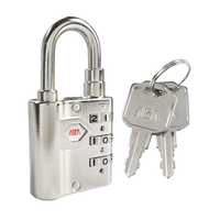 Dernier modèle de cadenas de sécurité ABA en laiton à combinaison sans clé, code à 3 chiffres, pour porte