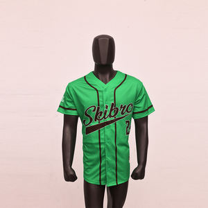 Camisetas de béisbol lisas, camisetas de béisbol transpirables hechas a medida, camisetas de béisbol para hombre a la venta - Product Image 2