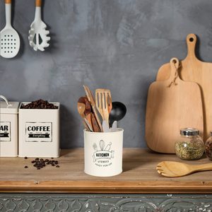 Porte-Couverts en Métal Premium & Organisateur de Cuisine Spatule Cuillère Support pour Baguettes Rangement de Vaisselle pour Cuisine & Table à Manger - Product Image 2