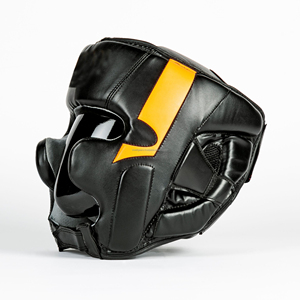 Protector de Cabeza de Cuero para Niños Fly Boxing, Diseño Clásico con Logotipo Personalizado, Protector de Cabeza con Cordones para Esquí y Equitación, Equipo de Sparring - Product Image 5