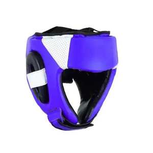 Protection de tête de boxe en cuir respirant de haute qualité, design personnalisé, style sportif, équipement de protection - Product Image 4