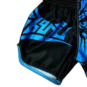 Pantalones cortos de MMA superventas, novedad, ropa de artes marciales elástica colorida personalizada, pantalones cortos de boxeo superventas al por mayor - Product Image 3