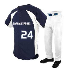 Recién Llegado: Conjuntos de Uniformes de Béisbol con Estampado Floral Brillante y Bordado, Venta al por Mayor, Ropa Deportiva Económica, Uniformes de Béisbol y Fútbol 100% - Product Image 1