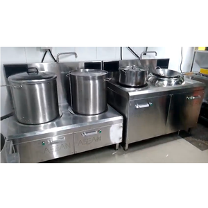 Asean-Cuisinière à induction électrique intégrée en acier inoxydable à double brûleur, contrôle par application, fonction de cuisson de soupe - Product Image 1