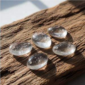 Lot de pierres précieuses en quartz clair naturel de haute qualité, cabochon, pierres brutes, conçu pour la fabrication de bijoux de guérison et l'artisanat créatif - Product Image 3