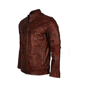 Chaqueta de cuero con estilo para hombre, Chaquetas deportivas para motocicleta al aire libre para hombre en todas las tallas - Product Image 3