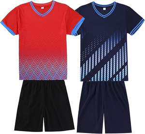 Uniformes de fútbol sin mangas con estilo y el mejor diseño personalizado con gran logotipo para Unisex 100% poliéster ligero transpirable personalizado - Product Image 4