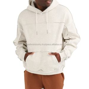 Sudadera con Capucha Reversible para Hombre, Estilo Y2K, Corte Cuadrado, Tejido Grueso, con Costuras Invertidas y Hombros Caídos - Product Image 6