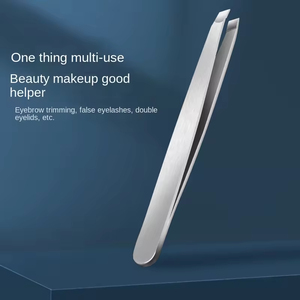 Pinzas de cejas de punta de precisión Acero inoxidable de grado profesional para salones, Maquilladores y entusiastas de la belleza - Product Image 6
