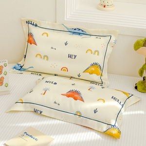 Ukuran disesuaikan anak-anak untuk Tencel sarung bantal 100% untuk balita laki-laki perempuan seprai daun hewan tanaman kartun cetak rumah Hotel - Product Image 5