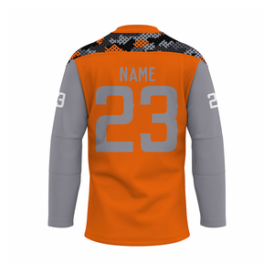 Maillot de hockey sur glace de qualité supérieure pour homme, logo personnalisé, maillot de hockey sur glace confortable grande taille à manches longues - Product Image 2