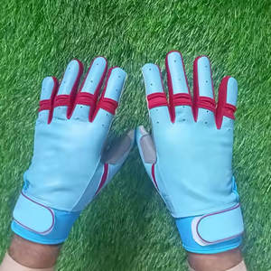 Guantes de bateo de béisbol y softbol de alta calidad 2025, guantes de cuero genuino, servicio ODM y OEM, guantes de bateo de béisbol a la venta - Product Image 2