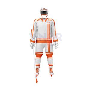Uniformes de hockey sobre hielo unisex de diseño personalizado Ropa deportiva de equipo con todos Los tamaños disponibles Hecho de poliéster Servicios OEM para adultos - Product Image 1