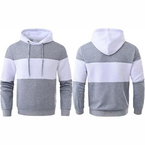 Sudaderas con Capucha de Invierno para Hombre, de Alta Calidad, 100% Algodón, Tejido de Punto Grueso, Bordadas, Lavadas con Piedras, Forradas, 320g - Product Image 1