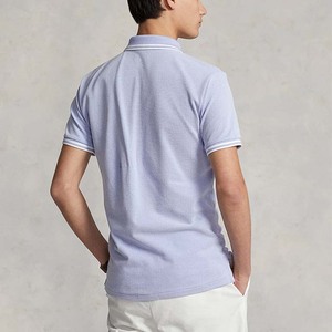 Personalizado de secado rápido de los hombres para camisetas de polo de alta calidad 100% algodón de peso pesado Color sólido diseño Casual con patrón de rayas - Product Image 3