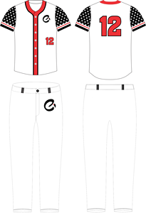 Haute qualité blanc boutonné broderie coton Baseball Jersey Baseball chemises Baseball uniformes chemise et pantalon - Product Image 5