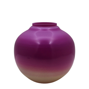 Ensemble de 3 vases à fleurs ronds en verre, Vase à fleurs en cristal multicolore de grande taille pour dessus de Table et décoration de mariage - Product Image 4