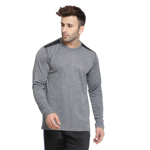 Wholesale Customized Athletic Running Sportswear for <b>Men</b> New Design Compression Gym Mesh <b>T</b>-<b>Shirts</b> <b>Curve</b> <b>Hem</b> OEM Oversized Solid - Product Image 2