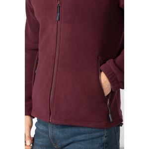 Nueva chaqueta de invierno 2025 para exteriores para hombre, venta al por mayor, 100% poliéster, logotipo impreso bordado personalizado, chaqueta de lana Polar con cremallera completa para hombre - Product Image 4