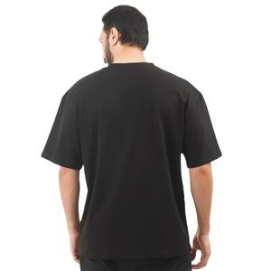 Camisetas extragrandes lisas de algodón 200 GSM de peso pesado 100% personalizadas para hombre para estampado y bordado - Product Image 4