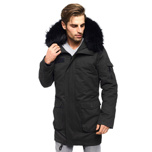Chaqueta parka de equitación de color sólido para hombre, precio al por mayor, fabricante de calidad personalizada, ropa ecuestre con servicio OEM - Product Image 3