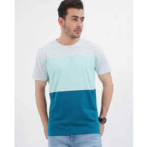 Camiseta de Hip Hop desgastada ligera de algodón orgánico 100% para hombre en blanco MOQ bajo Ideal para impresión digital y de pantalla - Product Image 2