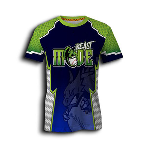 เสื้อเจอร์ซีย์เล่นเบสบอลปรับแต่งได้ตามต้องการโลโก้ทีมระดับพรีเมียม - Product Image 1