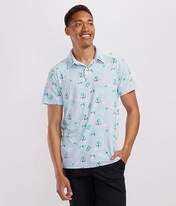 Camisas de Polo de Golf de Diseño OEM, de Alto Rendimiento, Lujo, Alta Calidad, con Impresión por Sublimación Completa para Hombre - Product Image 1