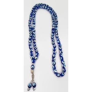 2 X 48 cm Plastic Evil Eyes Rosary Fine <b>Beaded</b> <b>Bracelets</b> - Product Image 1