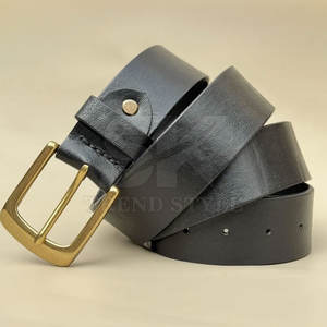 Cinturón de Cuero de un Solo Color, Diseño Elegante para Uso Formal e Informal, Cinturón de Cuero Duradero de un Solo Color - Product Image 3