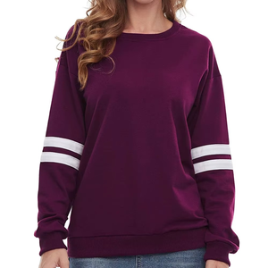 Sweat-shirt pour femme, streetwear élégant, écologique, en molleton épais, coupe ajustée, prêt pour l'hiver, couleurs et tailles personnalisées, OEM ODM, vente en gros - Product Image 3