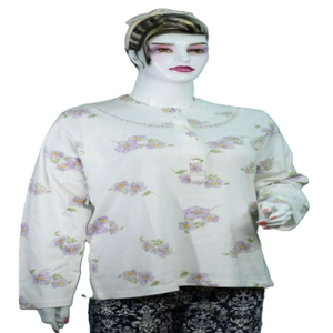 Camisetas de Manga Corta con Cuello Redondo de Algodón Orgánico 100% para Mujer, Estilo Casual, Color Azul, Secado Rápido, Transpirable, con Logotipo Personalizado - Product Image 5