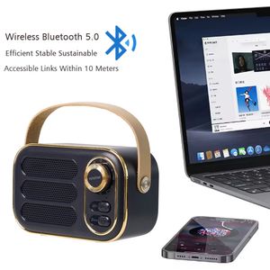 Último altavoz inalámbrico portátil Encantadora <span class=keywords><strong>radio</strong></span> vintage estilo portátil Mini altavoz de graves con <span class=keywords><strong>radio</strong></span> <span class=keywords><strong>FM</strong></span> - Product Image 4
