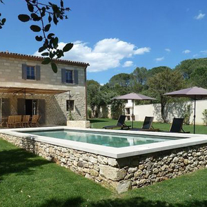 حوض سباحة فاخر مستطيل الشكل شبه فوق الأرض من الحجر الطبيعي مع نظام تدفق لا نهائي من الألياف الزجاجية ومنتجع صحي لفنادق الفيلات - Product Image 4