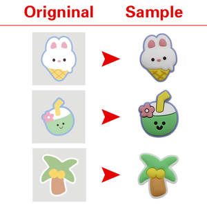 جديد PVC أحذية مركبة سحر مختلف لطيف جرار وآلات البناء ديكورات الأحذية - Product Image 4