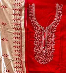 ชุดสูท salwar kameez สำหรับผู้หญิงชุดปาร์ตี้อินเดียและปากีสถานปักด้วยมือขนาดฟรีไซส์ดีไซน์ทันสมัย - Product Image 1