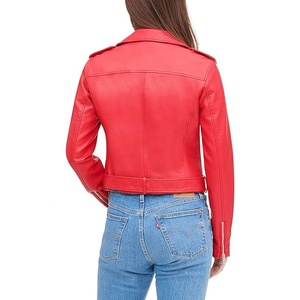 Mode femme veste courte Slim Streetwear décontracté surdimensionné solide fermeture éclair femme Outwear femmes moto veste pour hommes - Product Image 4