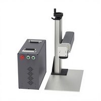 Máquina de Marcado Láser de Fibra Portátil de Alta Potencia Serie PF con Fuente Láser JPT de 100W para Marcar Acero Inoxidable, Aluminio y Herrajes
