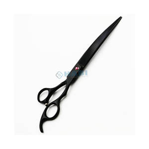 Ciseaux de toilettage incurvés professionnels de taille personnalisée en acier inoxydable au titane robuste pour les beaux chats et chiens - Product Image 6