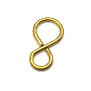 Латунная фигурка-8 крючок на заказ, коррозионно-стойкая, высокопрочная, устойчивая к растяжению, уличная Экипировка, аксессуары для домашних животных, изготовление ювелирных изделий - Product Image 5