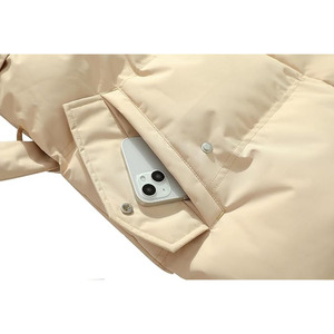 Veste d'hiver matelassée pour femme, tendance et moderne, coupe classique, tissu respirant, coupe-vent, isolée, séchage rapide - Product Image 6