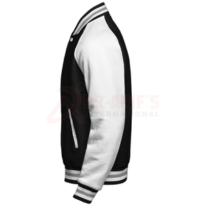 Veste universitaire en cuir pour hommes de haute qualité manches en cuir et veste de baseball en laine Collection 2025 vestes de mode - Product Image 4