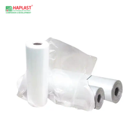 Prix de gros usine Sacs à légumes biodégradables/compostables en HDPE/LDPE de qualité alimentaire, rouleau plat facile à dérouler Haplast