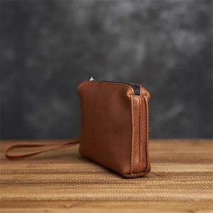 Bolso de mano de cuero hecho a mano de alta calidad a bajo precio, logotipo personalizado, estilo clásico para amantes de la moda elegante, funciones nocturnas - Product Image 3