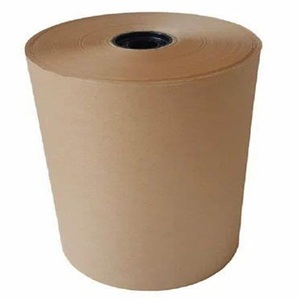 Papier kraft brun naturel, écologique, recyclable, jetable, imperméable, résistant à la graisse, enduit de PVC, en rouleau, pour applications industrielles - Product Image 1