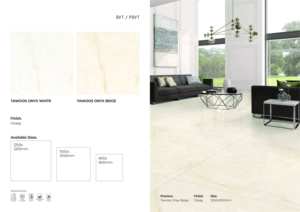 Dalles de sol en porcelaine brillante 1200x1200, solution élégante pour les murs et les sols - Product Image 2