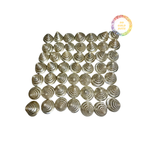 Torre de flores pulidas concha de mar para bodas y fiestas de lujo decoración-Venta caliente Torre verde pulida a conchas marinas blancas - Product Image 2